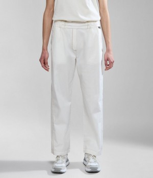 Napapijri Aberdeen Trousers Joggingbroek Dames Wit | WNKUOEI-14