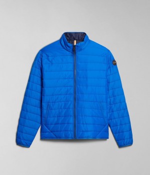 Napapijri Acalmar Short Jacket Puffer Jas Heren Blauw | NFDKJUY-50