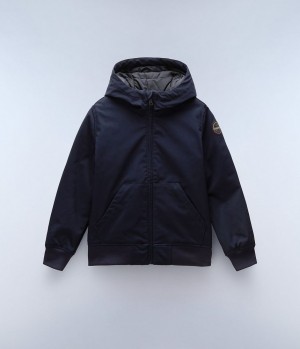 Napapijri Altmann Short Jacket (4-16 YEARS) Short Jackets Kinderen Donkerblauw | LNUWIDB-70