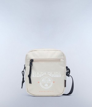 Napapijri Boussine Crossbody Bag Tassen Heren Beige Zilver | OFBAWIT-25