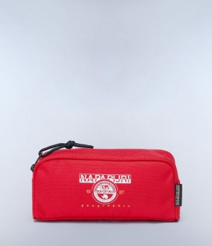Napapijri Boussine Pencil Case Kleine Portefeuille Kinderen Rood | LCAKOFN-90