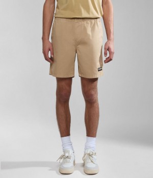 Napapijri Boyd Bermuda Shorts Korte Broek Heren Beige | FZGBJRS-15