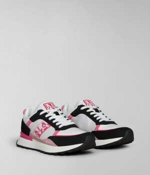 Napapijri Carley Trainers Sportschoenen Dames Wit Roze | YMPLOAS-84
