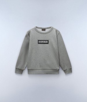 Napapijri Chamois Sweatshirt (4-16 YEARS) Sweatshirts Kinderen Grijs | WZFVREB-91