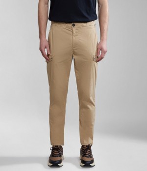 Napapijri Dease Cargo Trousers Cargo Broek Heren Beige | OFSTNZE-34