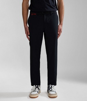 Napapijri Dease Tech Trousers Joggingbroek Heren Zwart | LVAREUF-52