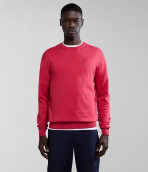 Napapijri Decatur Jumper Jumpers Heren Rood | LOGSWYB-47