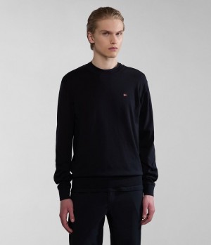 Napapijri Decatur Jumper Jumpers Heren Zwart | YLIAWKS-97