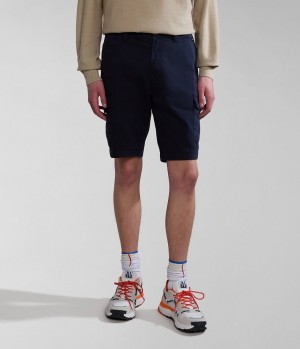 Napapijri Deline Bermuda Shorts Korte Broek Heren Donkerblauw | QNTLMRI-62