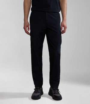 Napapijri Faber Cargo Trousers Cargo Broek Heren Zwart | APMYEOQ-79