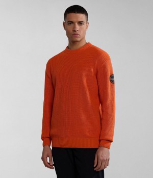 Napapijri Gwich Jumper Jumpers Heren Oranje | MGHUWPR-53