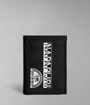 Napapijri Happy Wallet Kleine Portefeuille Heren Zwart | IGBSZPM-56