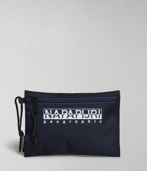 Napapijri Hornby Pencil Case Kleine Portefeuille Kinderen Donkerblauw | VRDXACG-82
