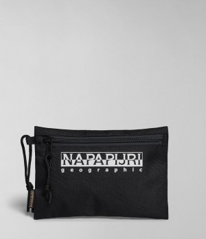 Napapijri Hornby Pencil Case Kleine Portefeuille Kinderen Zwart | JOQSWCX-79