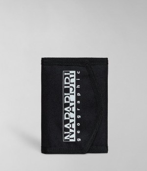 Napapijri Hornby Wallet Kleine Portefeuille Dames Zwart | NZTPHFC-63