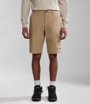 Napapijri Horton Bermuda Shorts Korte Broek Heren Beige | BFKDESG-67