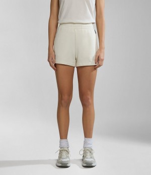 Napapijri Iaato Bermuda Shorts Korte Broek Dames Wit | CXIHFKA-03