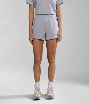 Napapijri Iaato Bermuda Shorts Korte Broek Dames Lichtgrijs | TPVEGAX-05