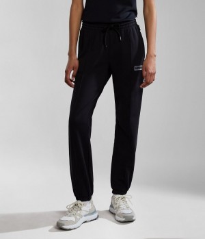 Napapijri Iaato Summer Joggers Joggingbroek Dames Zwart | HKUSAQG-97