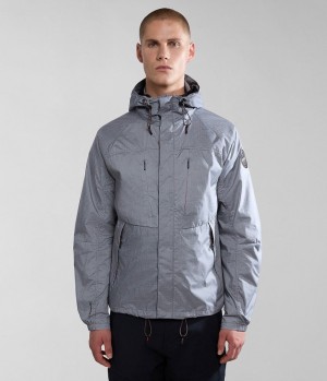 Napapijri Makay Windbreaker with Dyneema Regenjassen Heren Grijs | GNUKFJI-29