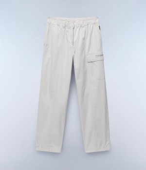 Napapijri Murg Cargo Trousers Cargo Broek Dames Beige Zilver | XJWTZSD-59