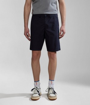 Napapijri Nakuru Bermuda Shorts Korte Broek Heren Donkerblauw | AQYHNXZ-32