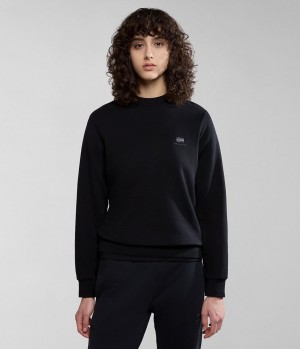 Napapijri Nina Summer Sweatshirt Sweatshirts Dames Zwart | IWVTLNZ-83