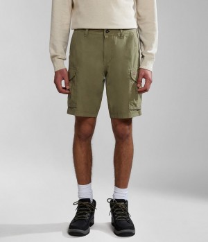 Napapijri Noto Bermuda Shorts Korte Broek Heren Groen | KEFWMLG-68