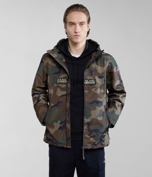 Napapijri Rainforest Open Summer Print Jacket Regenjassen Heren Multicolour | MCFLXQK-61