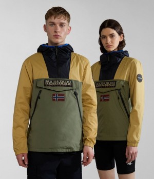Napapijri Rainforest Ripstop Anorak Jacket - Unisex Regenjassen Heren Multicolour | ADRVGZS-93