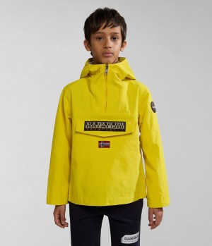 Napapijri Rainforest Summer Anorak Jacket (4-16 YEARS) Anoraks Kinderen Geel | RVNJZTH-15