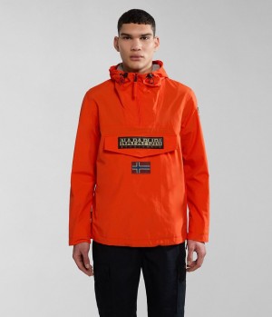 Napapijri Rainforest Summer Anorak Jacket Windjak Heren Oranje | ESKZDRC-96