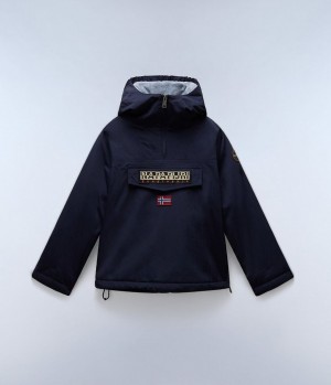 Napapijri Rainforest Winter Anorak Jacket (4-16 YEARS) Anoraks Kinderen Donkerblauw | XERVLJY-31