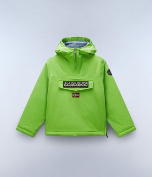 Napapijri Rainforest Winter Anorak Jacket (4-16 YEARS) Anoraks Kinderen Groen | QMGRDAH-62