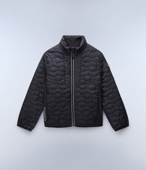 Napapijri Sarine Puffer Jacket (4-16 YEARS) Short Jackets Kinderen Zwart | COGFZTQ-97