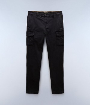 Napapijri Yasuni Cargo Trousers Cargo Broek Heren Zwart | WFHTEXA-54