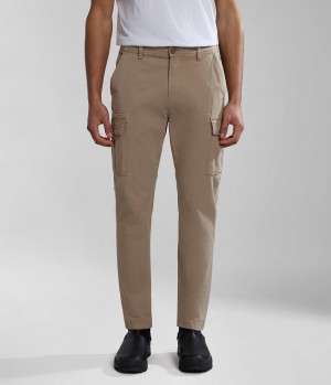 Napapijri Yasuni Cargo Trousers Cargo Broek Heren Beige | PLWJSRQ-42