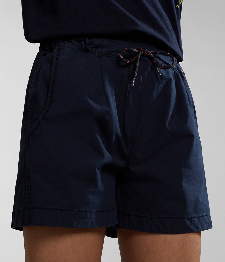 Napapijri Aberdeen Bermuda Shorts Korte Broek Dames Donkerblauw | PGYFJCL-62
