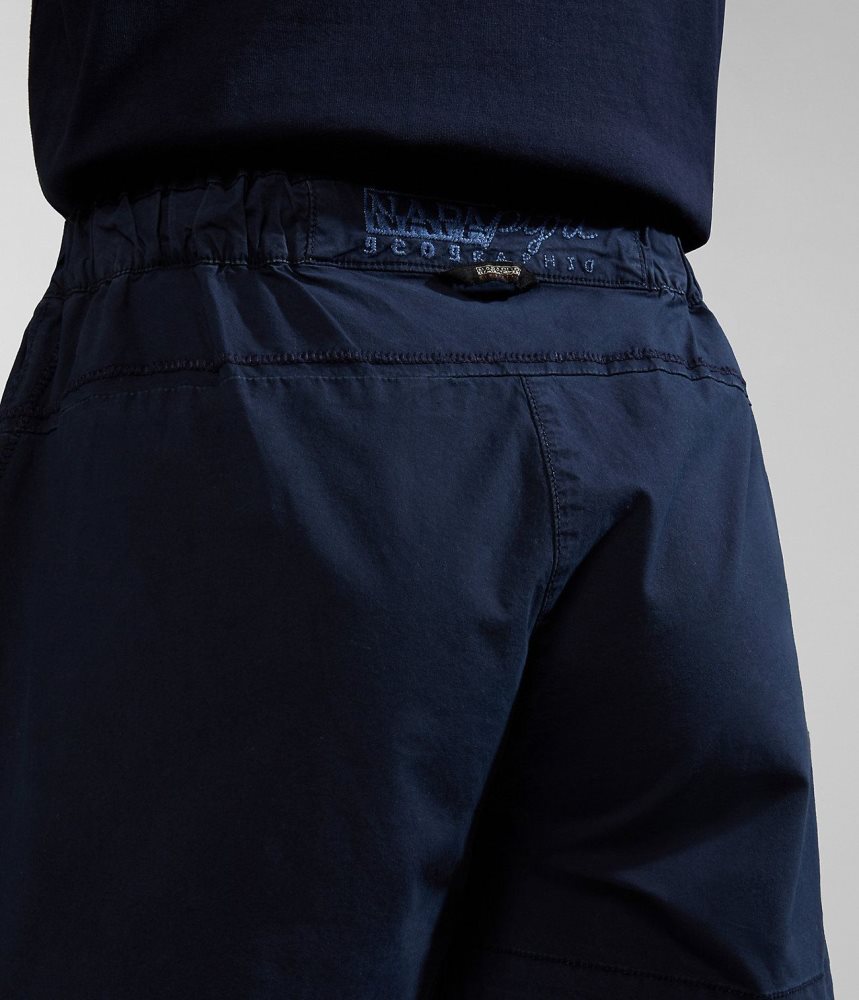 Napapijri Aberdeen Bermuda Shorts Korte Broek Dames Donkerblauw | PGYFJCL-62