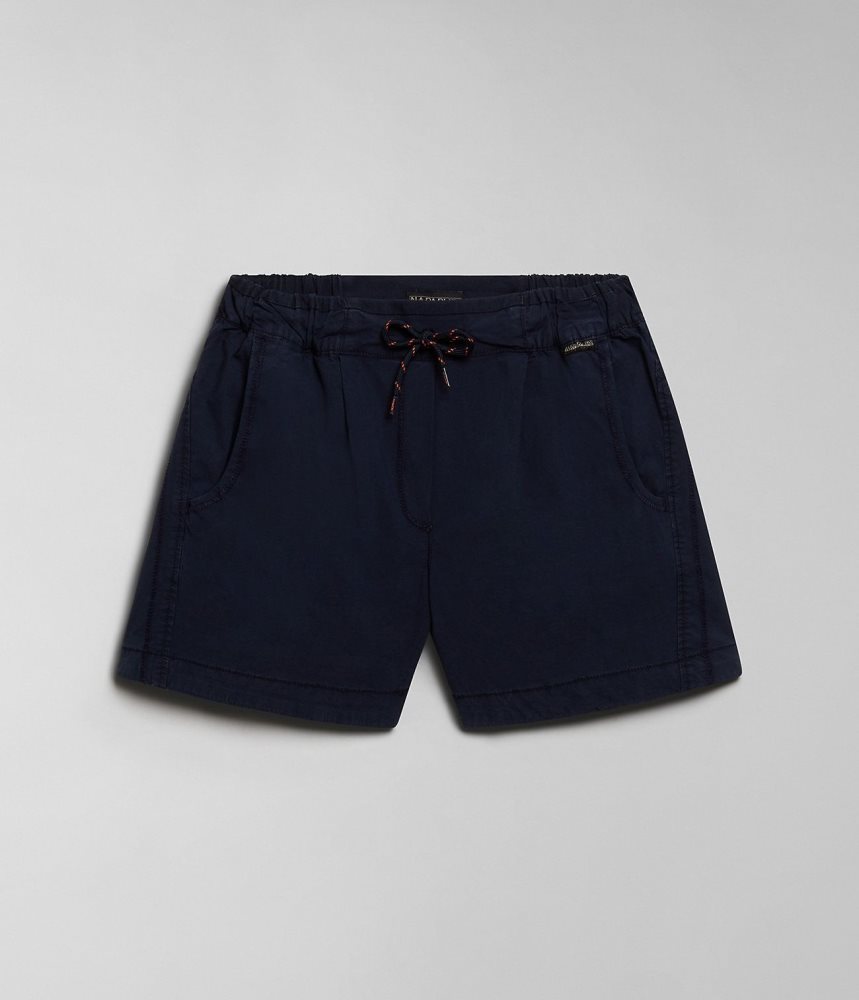 Napapijri Aberdeen Bermuda Shorts Korte Broek Dames Donkerblauw | PGYFJCL-62