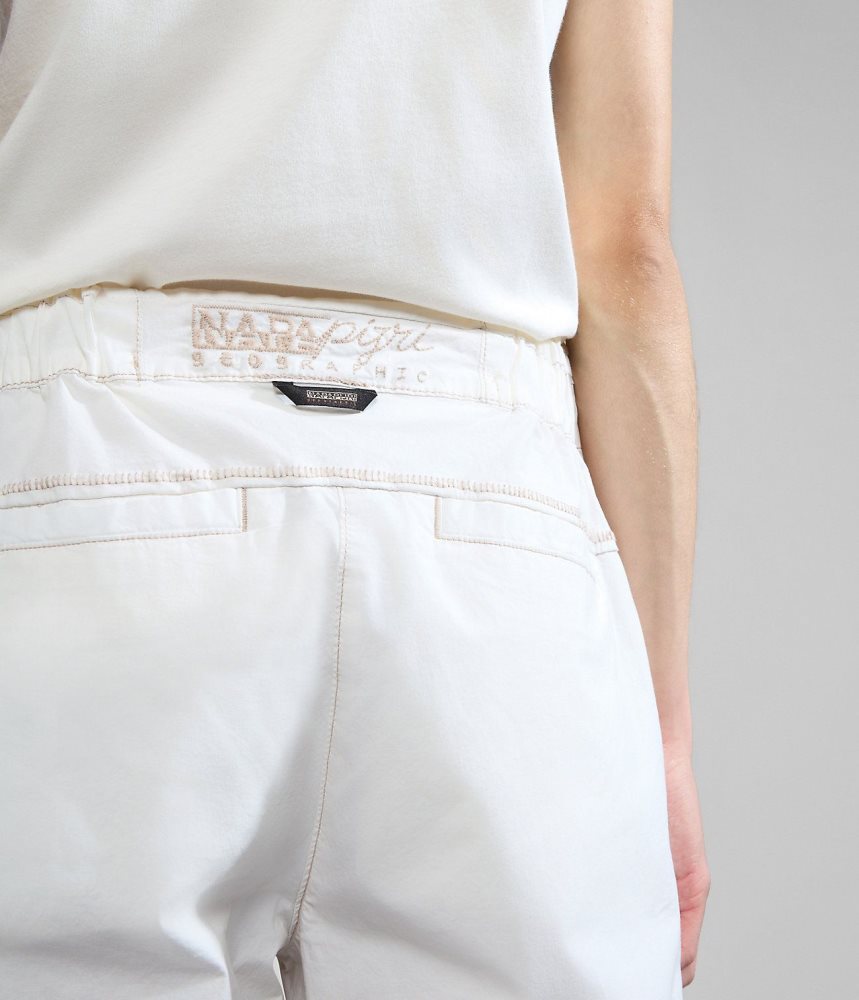 Napapijri Aberdeen Trousers Joggingbroek Dames Wit | WNKUOEI-14