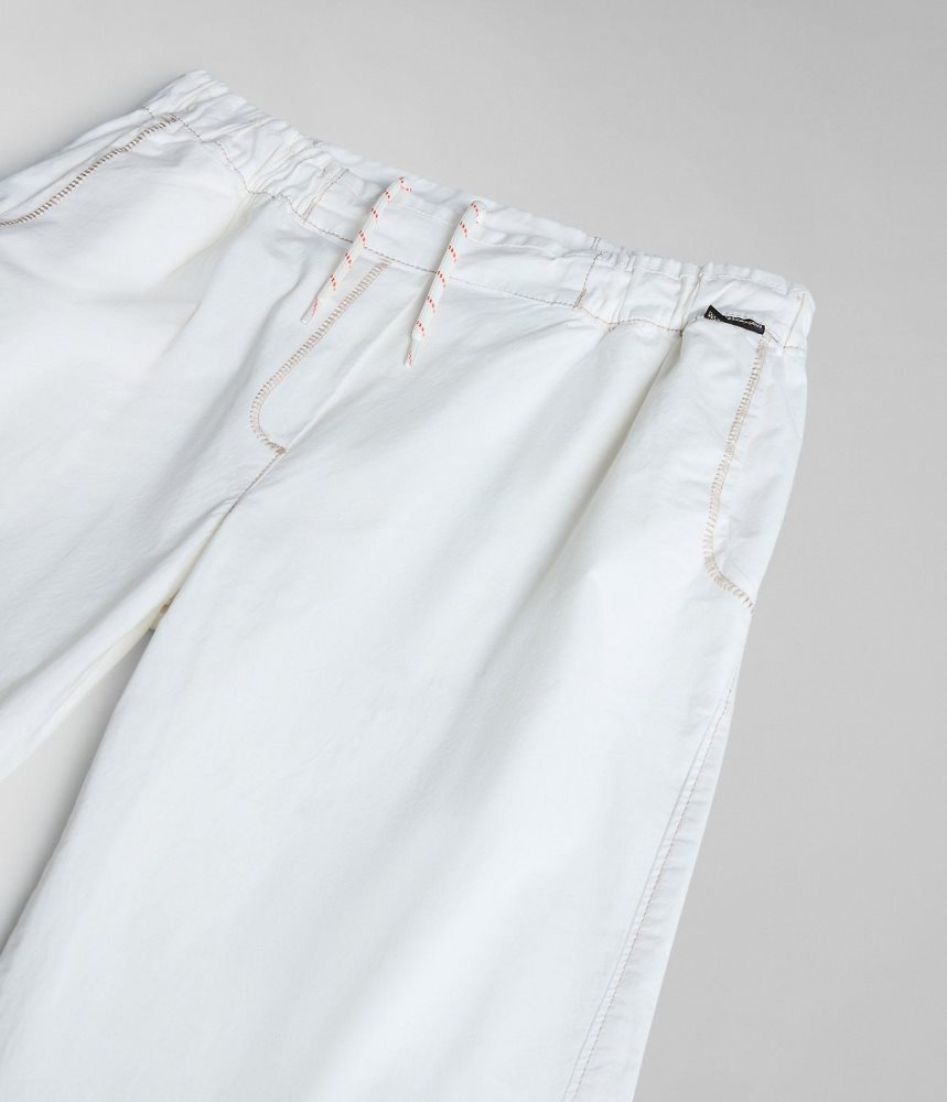 Napapijri Aberdeen Trousers Joggingbroek Dames Wit | WNKUOEI-14