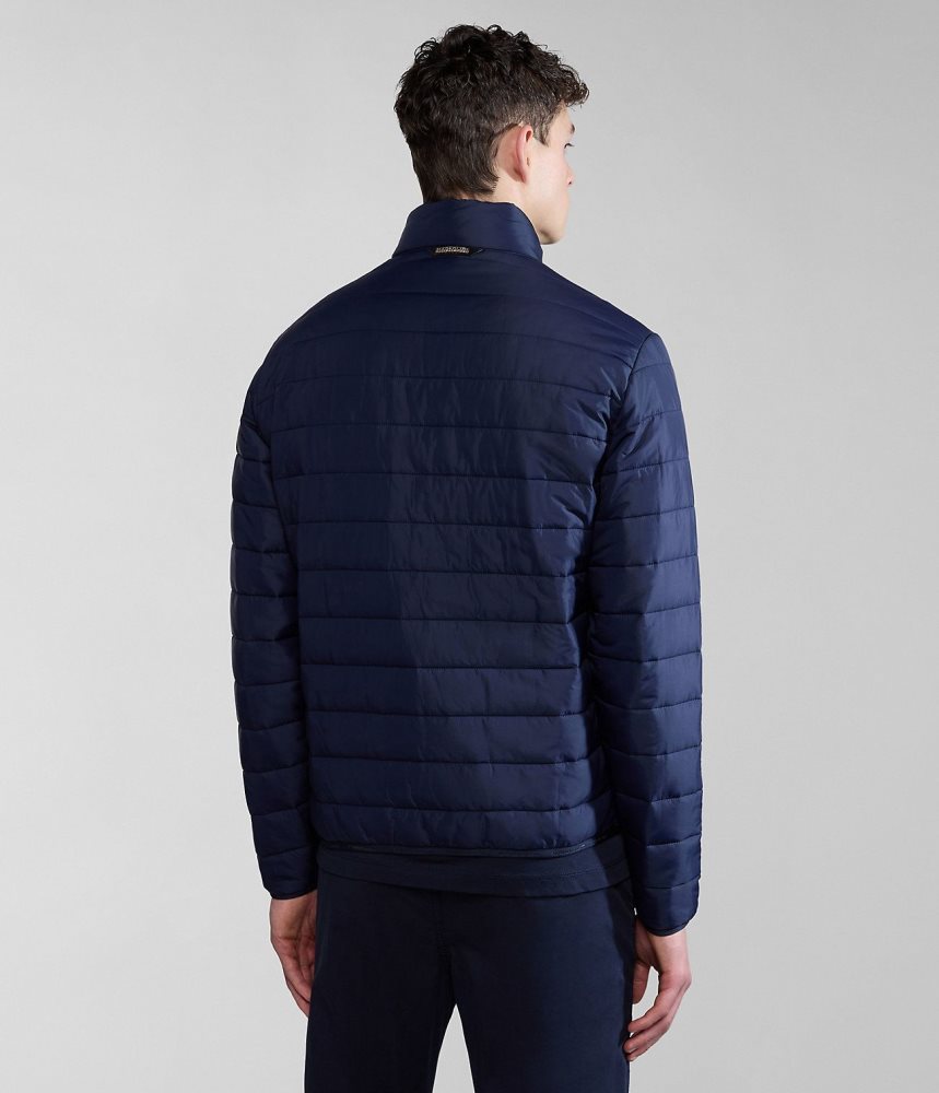 Napapijri Acalmar Short Jacket Puffer Jas Heren Donkerblauw | TIYVDXK-41