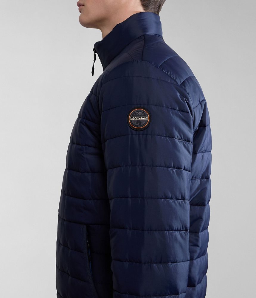 Napapijri Acalmar Short Jacket Puffer Jas Heren Donkerblauw | TIYVDXK-41