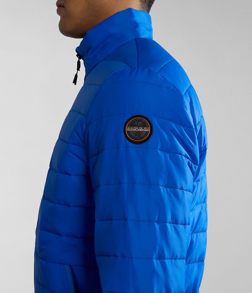 Napapijri Acalmar Short Jacket Puffer Jas Heren Blauw | NFDKJUY-50