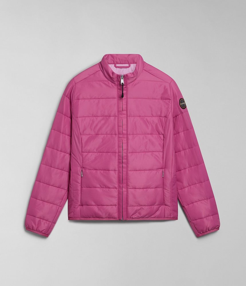 Napapijri Acalmar Short Jacket Puffer Jas Dames Roze | LIPCZTU-59
