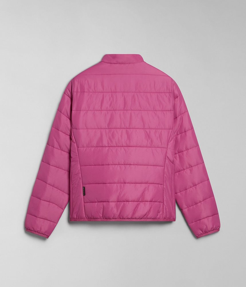 Napapijri Acalmar Short Jacket Puffer Jas Dames Roze | LIPCZTU-59