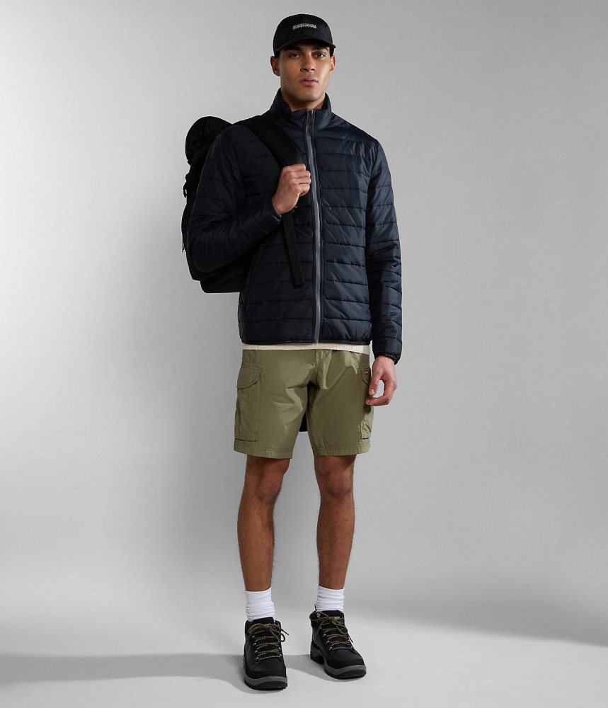 Napapijri Acalmar Short Jacket Puffer Jas Heren Zwart | FGQWSVU-60