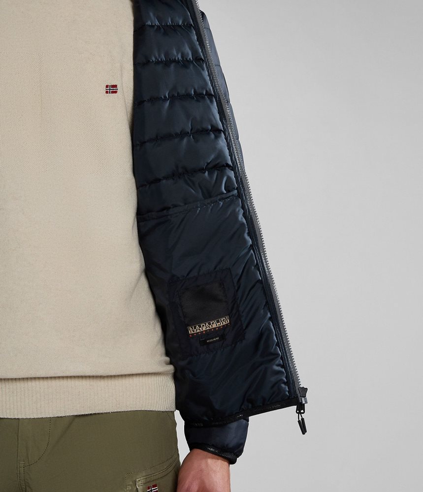 Napapijri Acalmar Short Jacket Puffer Jas Heren Zwart | FGQWSVU-60