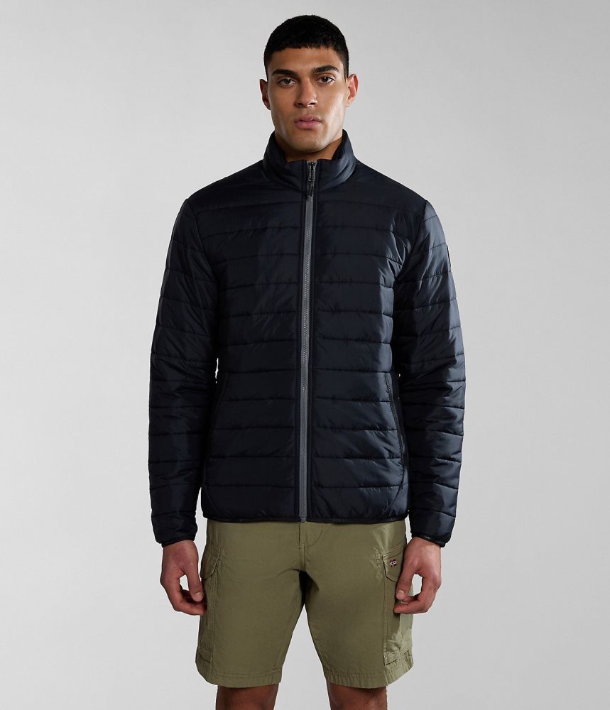 Napapijri Acalmar Short Jacket Puffer Jas Heren Zwart | FGQWSVU-60